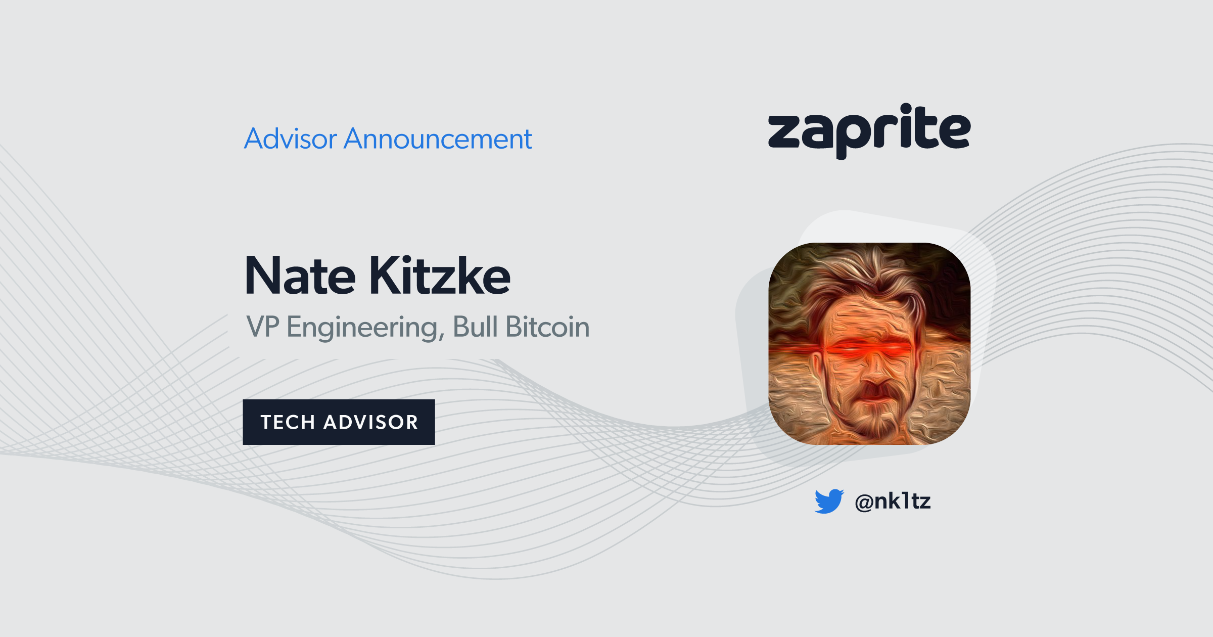 Zaprite Announces Nate Kitzke As Tech Advisor