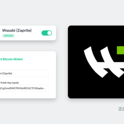 connect a wasabi wallet to zaprite using xpub