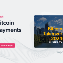 thumbnail for zaprite presentation at bitcoin takeover 2024
