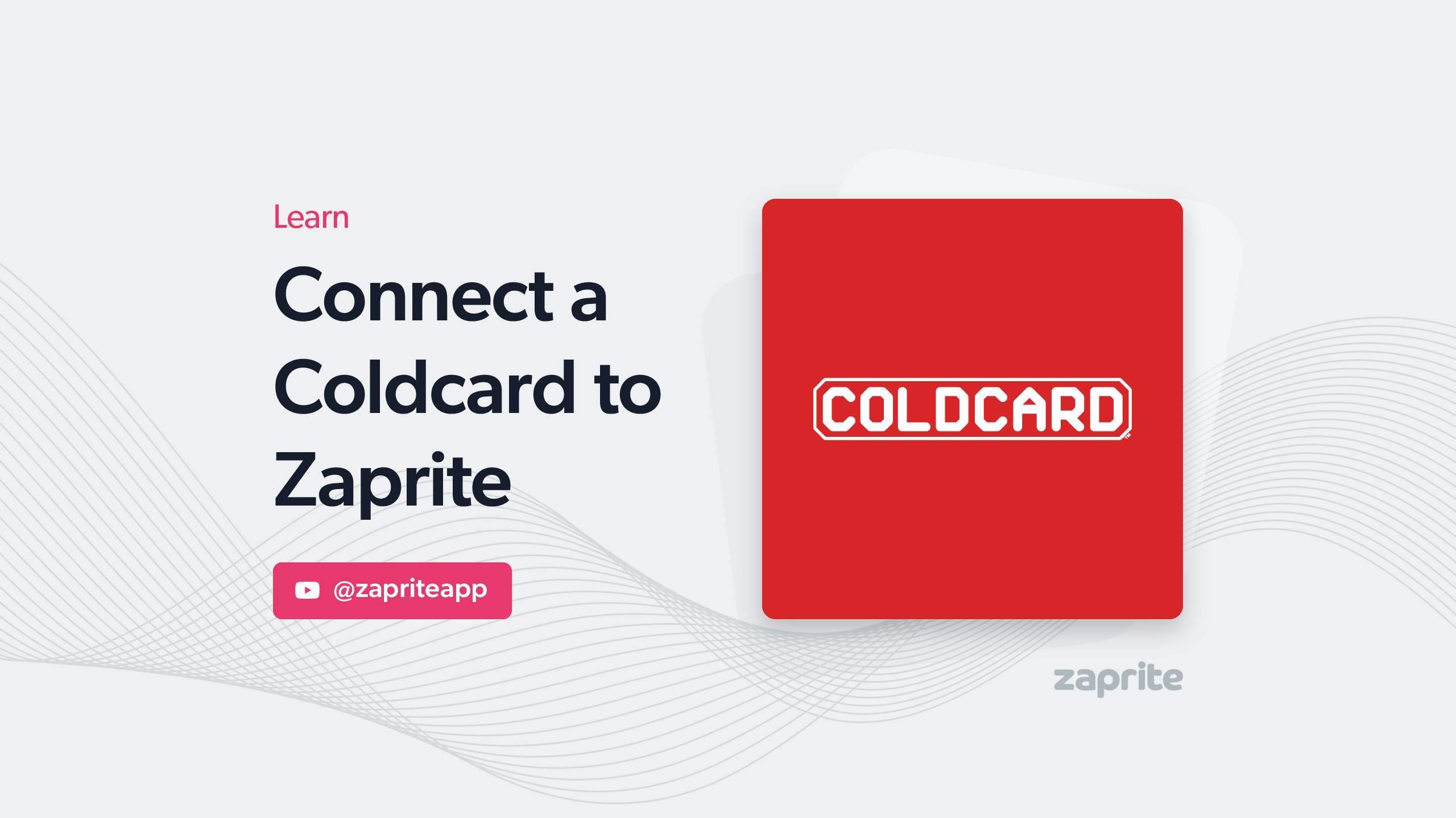 Connect a Coldcard to Zaprite