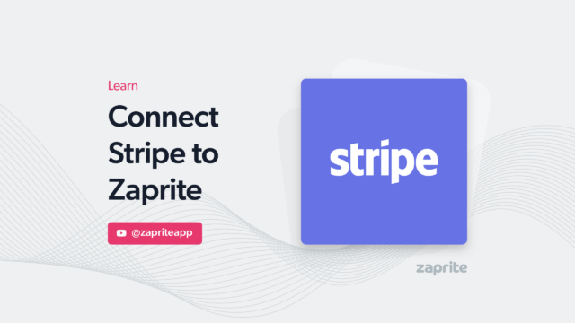 Connect Stripe to Zaprite