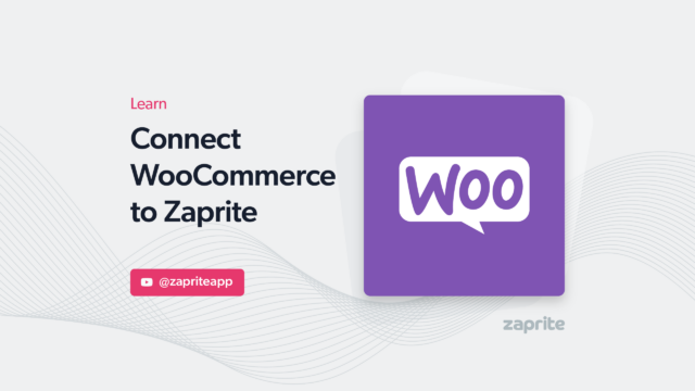 Connect WooCommerce to Zaprite