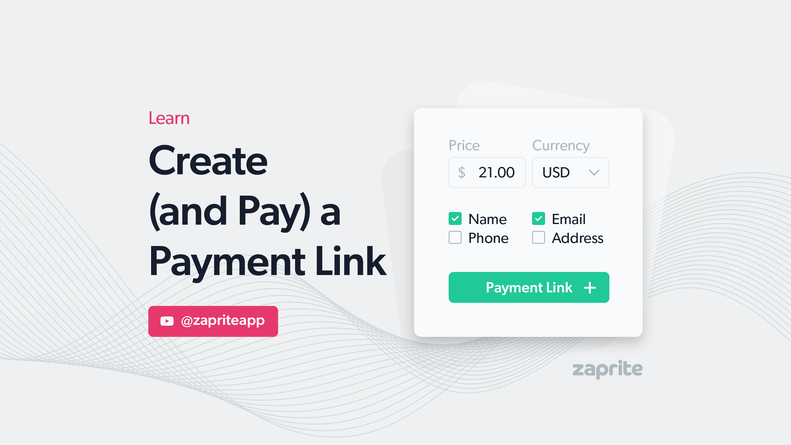 Create (and Pay) a Payment Link