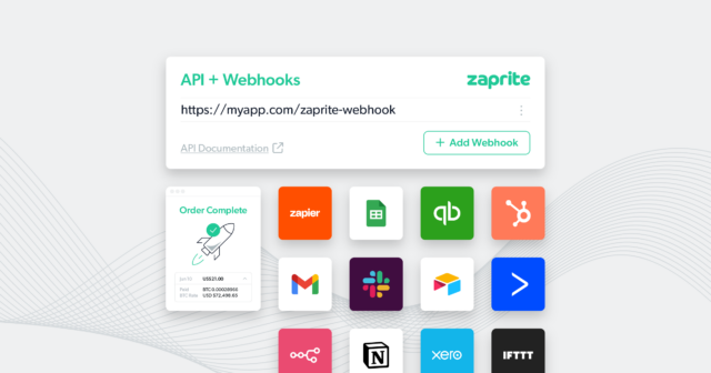 Opening Zaprite’s API & Webhooks
