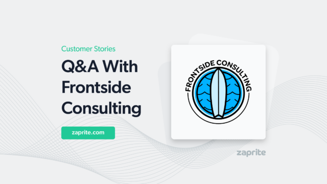 Zaprite Customer Stories: Q&A with Frontside Consulting