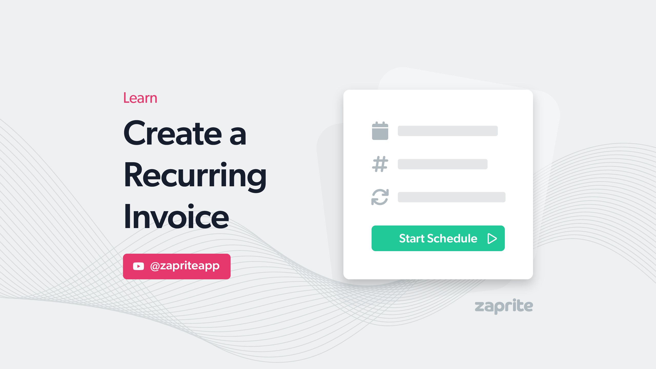 Create and Send a Recurring Invoice with Zaprite