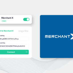 screenshot showing merchant x connection form for zaprite