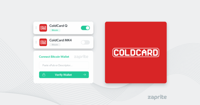 How to Connect a ColdCard Wallet